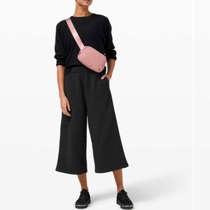 Lululemon Textured Wide Leg Crop Pants